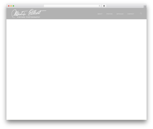 Shutter WordPress theme image - martinelkort.com