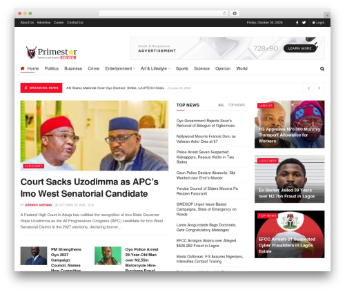 Theme WordPress Prime - primestarnews.com