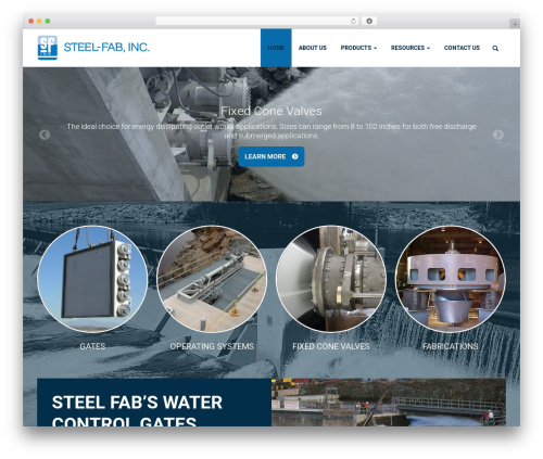 WebDevBar lank theme WordPress - steelfabinc.com