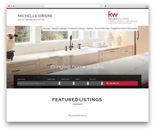 WordPress theme IXACT Framework - michelleorsini.com