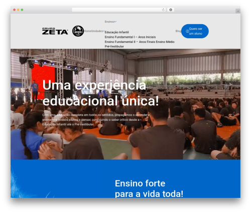 WordPress theme Zeta - grupozeta.com.br