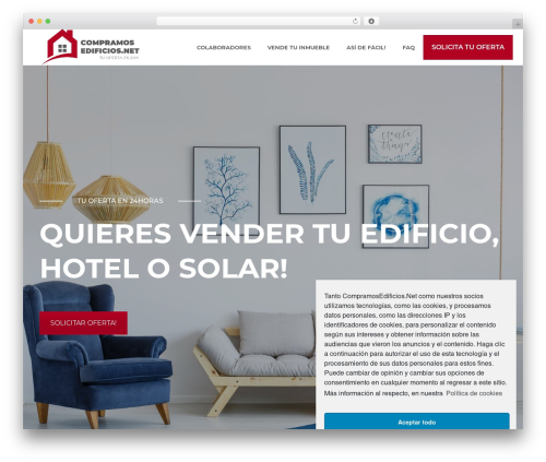 WordPress theme Comprotu Edificio - compramosedificios.net