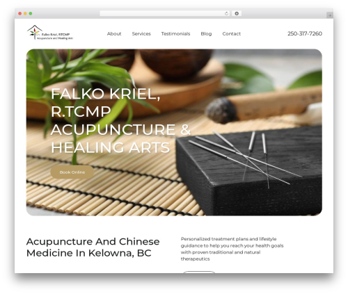 WordPress theme Impreza - falkokrielacupuncture.ca