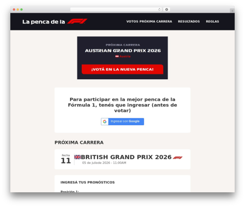 WordPress theme Mordecki - pencaf1.com