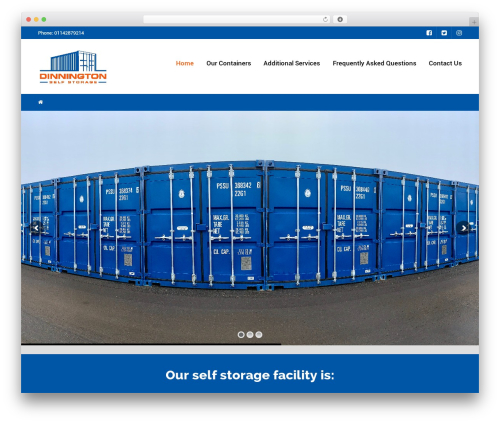 WordPress theme Worker - dinningtonselfstorage.co.uk