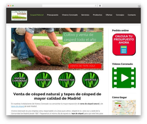 Worker WordPress theme - cesped-natural-madrid.com