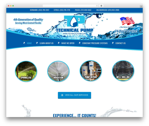 WP theme TechnicalPump - technicalpump.com