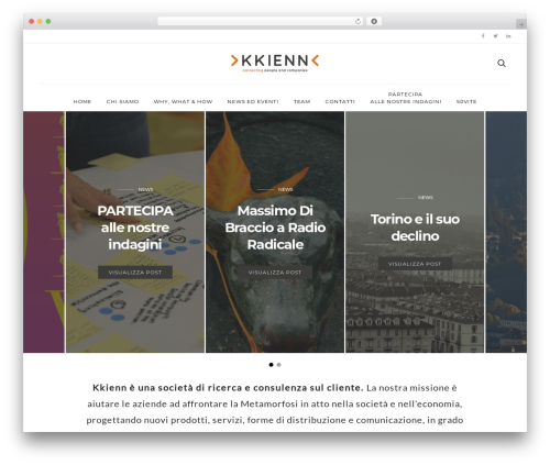 Authentic theme WordPress - kkienn.com