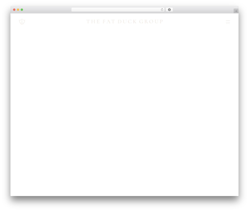 Barebones WordPress theme design - thefatduckgroupcareers.com