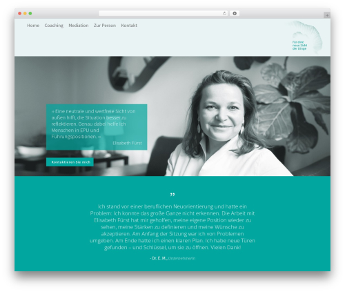 Bodega theme WordPress - elisabethfuerst.com