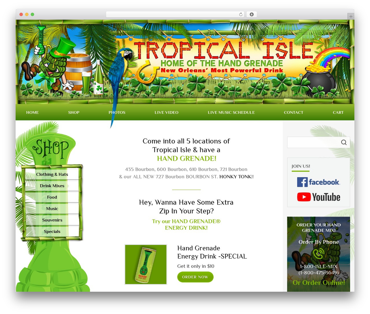 BootstrapWP best WordPress theme - tropicalisle.com