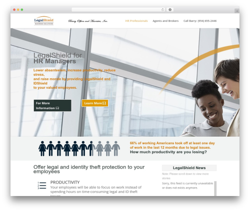Divi theme WordPress - barryolfernandassociates.com