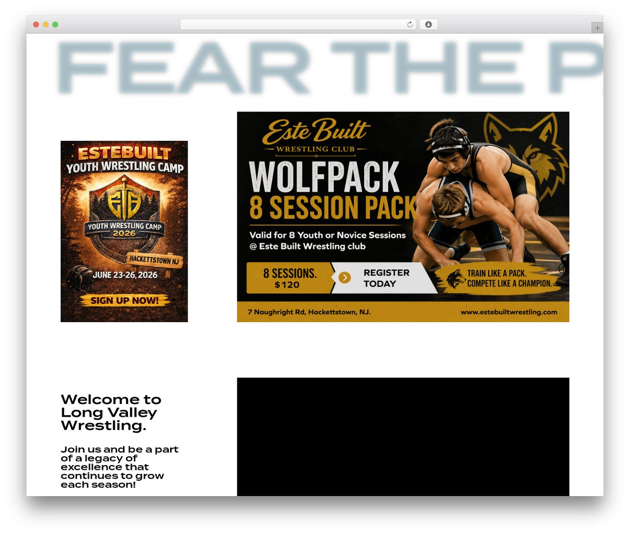 FitFlex WordPress theme - longvalleywrestling.com