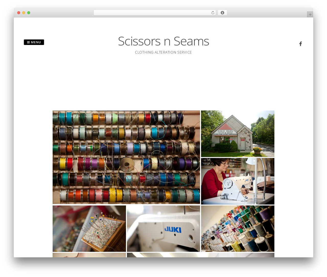 Gridsby WordPress theme design - scissorsnseams.com
