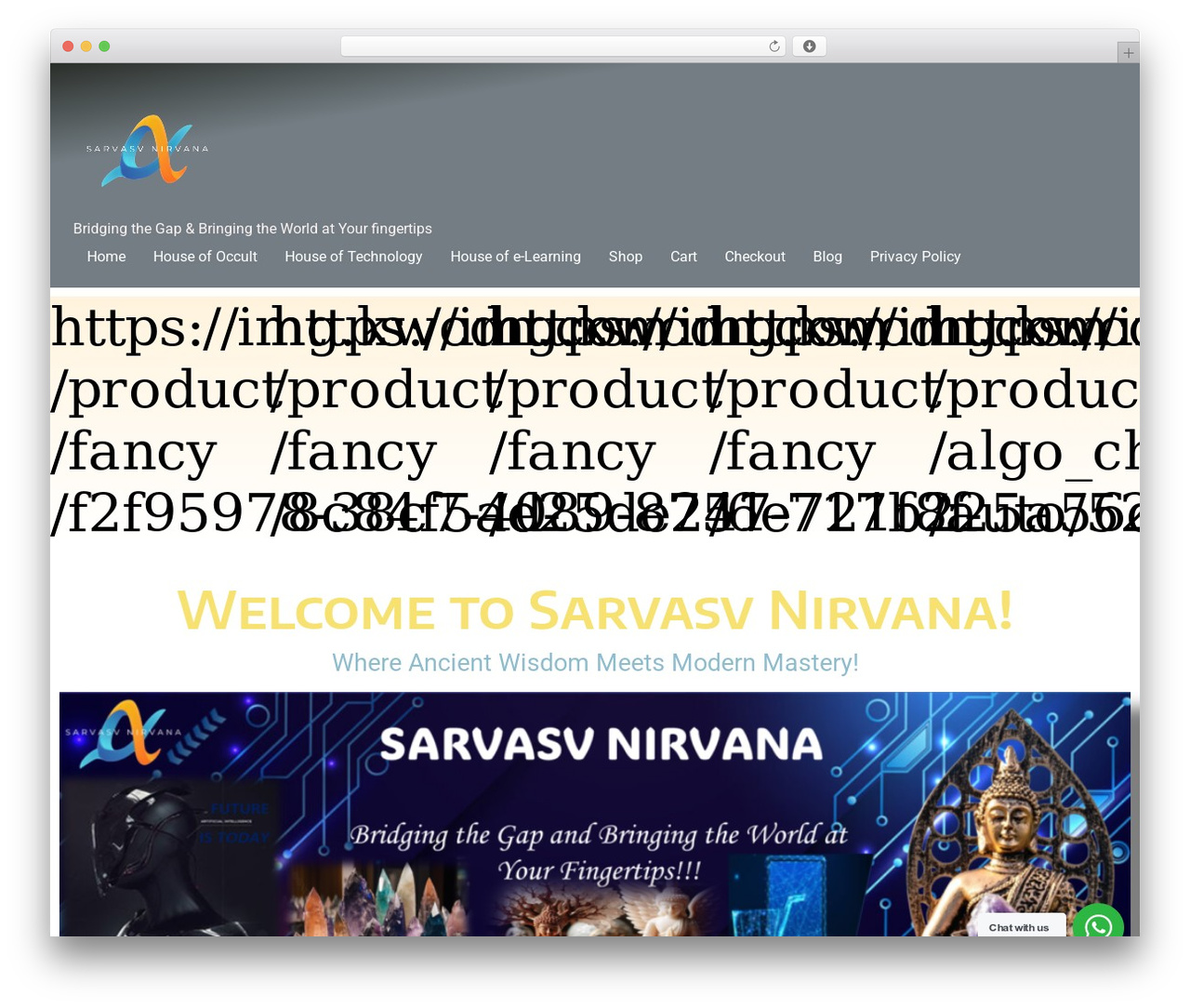 Hello Elementor WordPress theme design - sarvasvnirvana.com