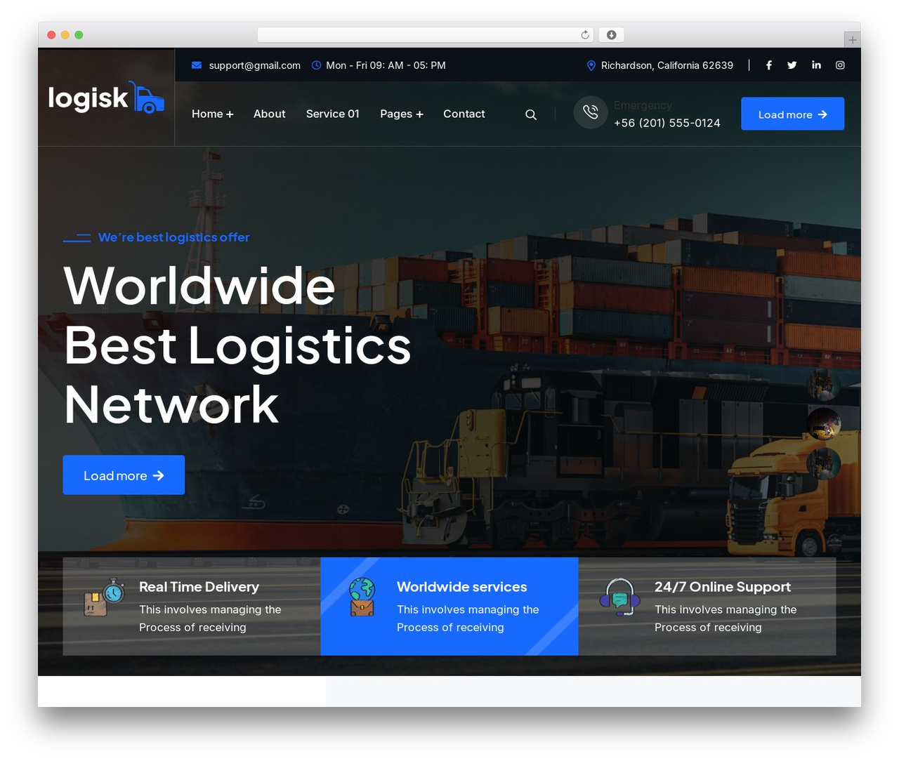 Logisk WordPress theme - logisk.wowtheme7.com