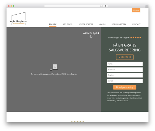 mesa theme WordPress - vejlemaegleren.dk