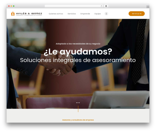 Theme WordPress Consultor - avilesibanezasesores.com