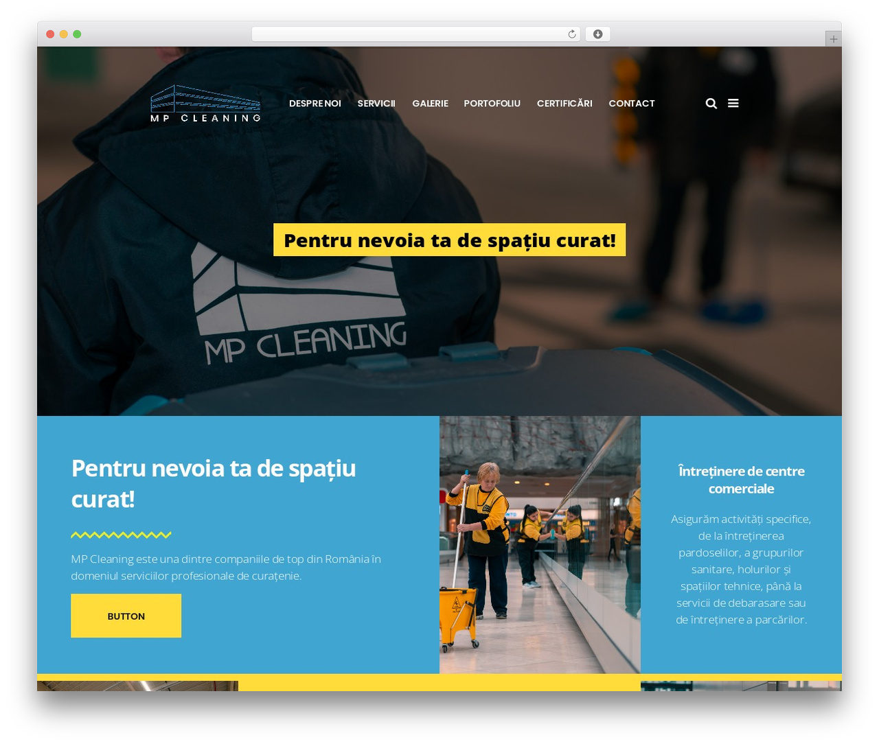 Theme WordPress ServiceMaster - mpcleaning.ro