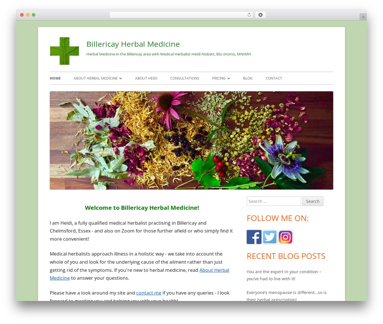 Tiny Framework medical WordPress theme - billericayherbal.com Tiny Framework medical WordPress theme - billericayherbal.com