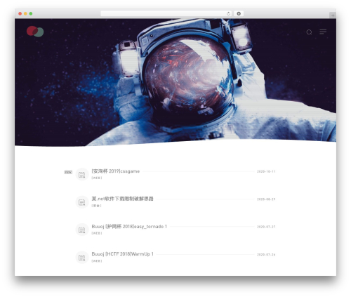 Variant WordPress theme - glacierluo.com