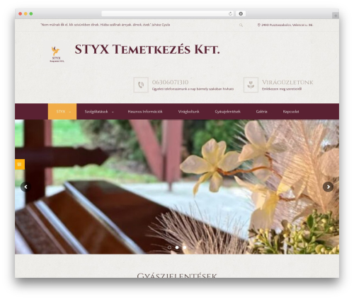 Ancora utils WordPress plugin - styxtemetkezes.hu