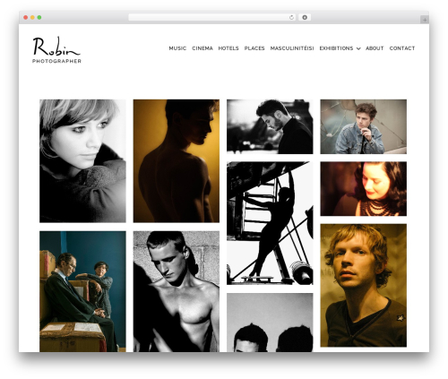 WordPress theme Robin - robin-photo.com