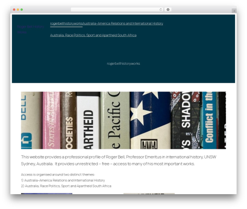 WordPress theme Ambitio - rogerbellhistoryworks.com