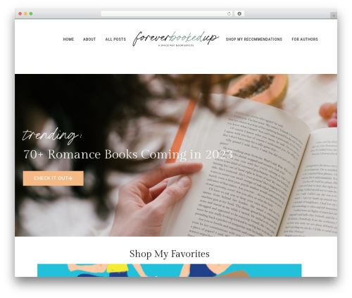 WordPress theme Clover - foreverbookedup.com