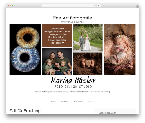 Simple contact info WordPress plugin - marinahasler.ch