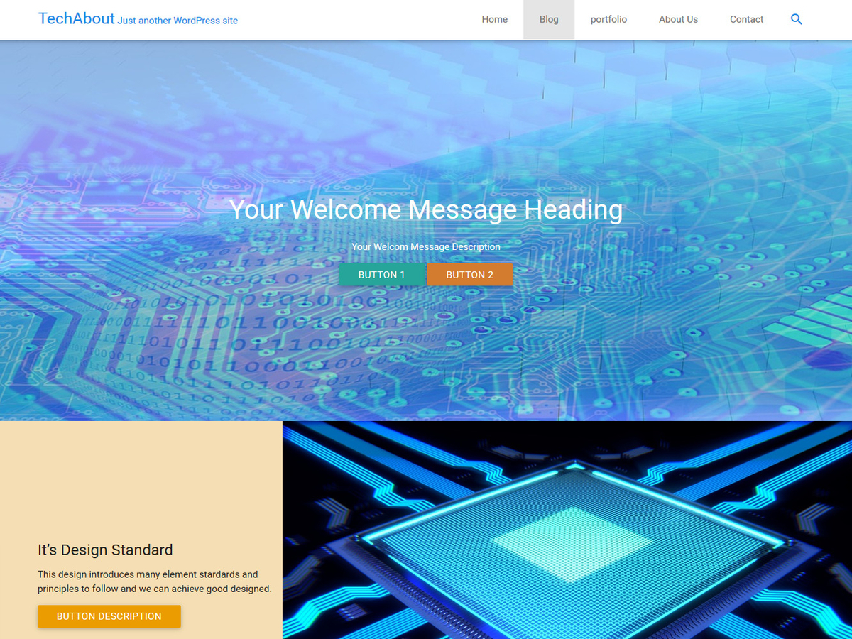 WordPress theme TechAbout WordPress theme TechAbout