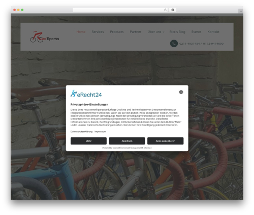 yokoo WordPress ecommerce theme - ricci-sports.com