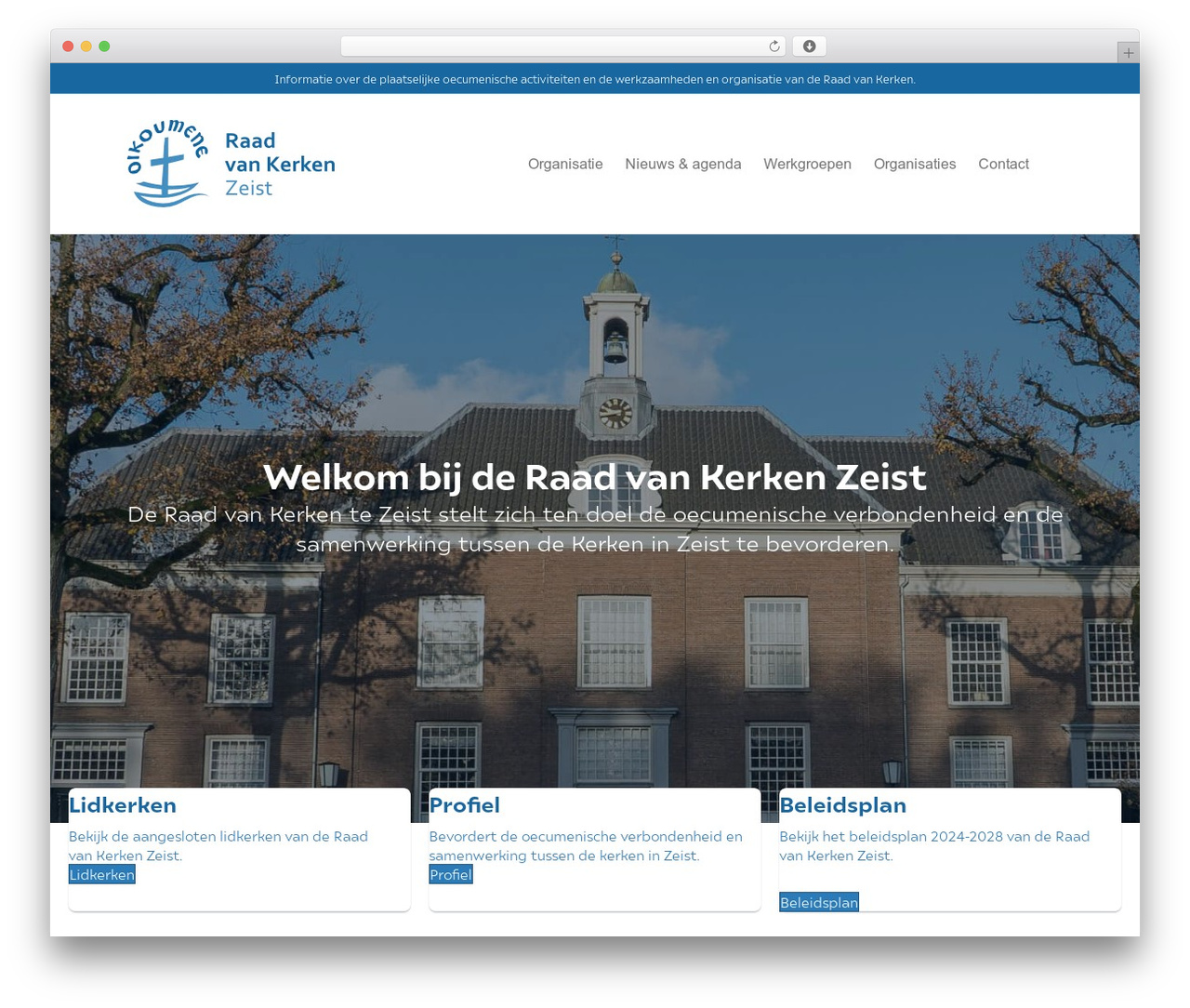 Beaver Builder Theme WordPress theme - raadvankerkenzeist.nl
