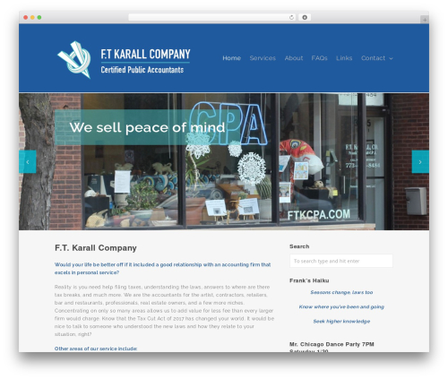 Bern WordPress theme - ftkcpa.com