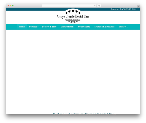 Cloudbase WordPress theme design - agdentalcare.com