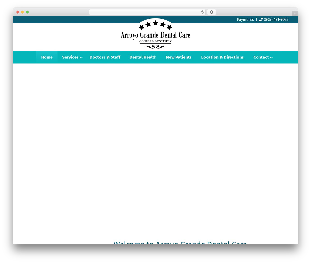 Cloudbase WordPress theme design - agdentalcare.com