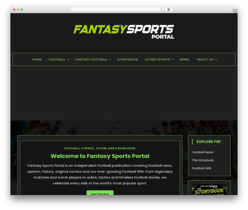 FSPortalChild WordPress theme - fantasysportsportal.com