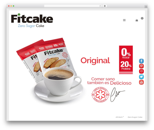 HyperX theme WordPress - fitcake.es