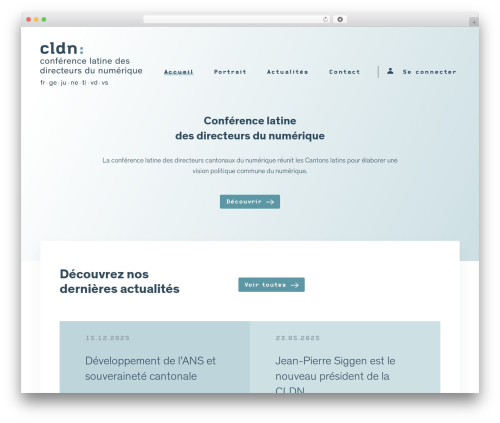 WordPress theme CLDN - cldn.ch