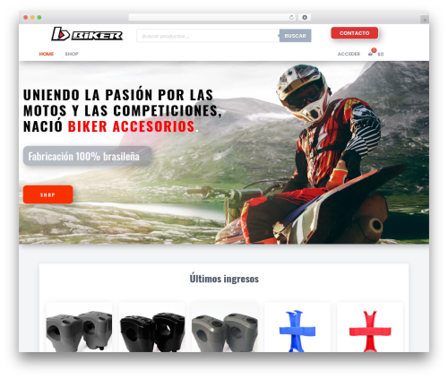 Divi bodycommerce WordPress plugin - bikerargentina.com