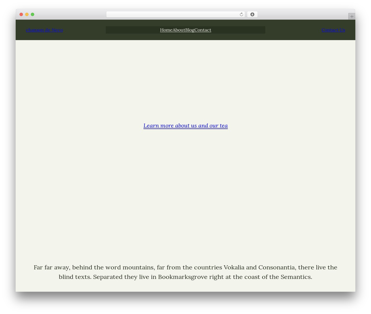 WordPress theme Elyn - chanson-neco.com