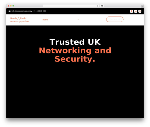 WordPress theme Solor - nexsiscomms.com