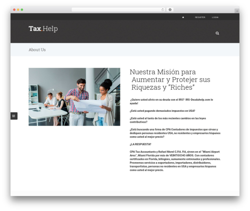 WordPress theme TAXHELP - irs-deudahelp.com