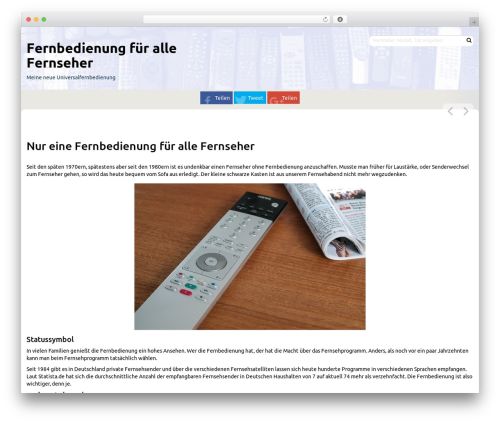 Affiliate-Theme WP theme - fernbedienung-fuer-alle-fernseher.de