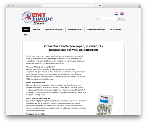 Bootstrap Basic WordPress theme - oplaadbare-batterij-en.nl