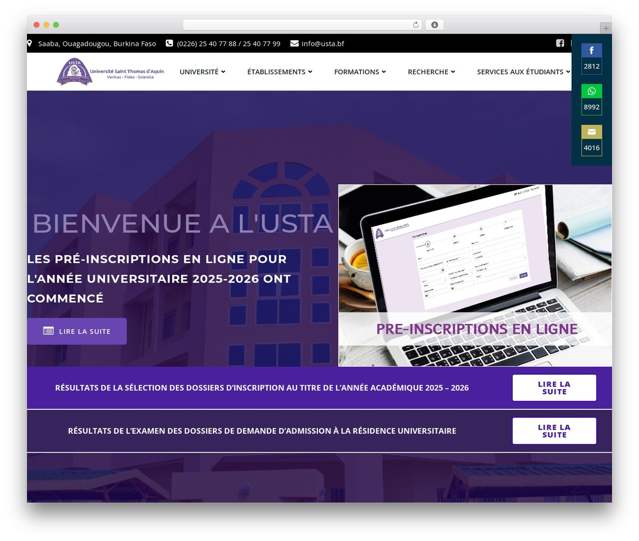 Brite WordPress theme - usta.bf Brite WordPress theme - usta.bf
