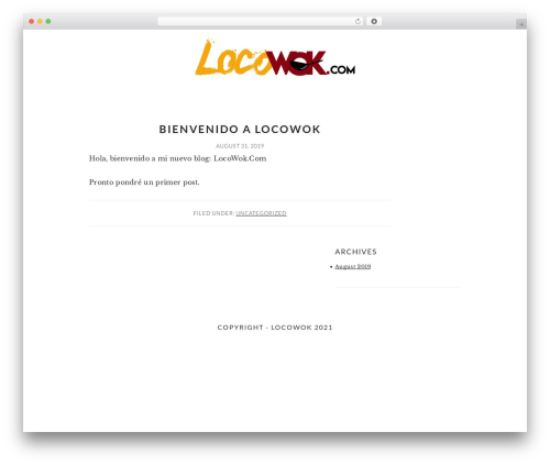 Brunch Pro WordPress theme - locowok.com