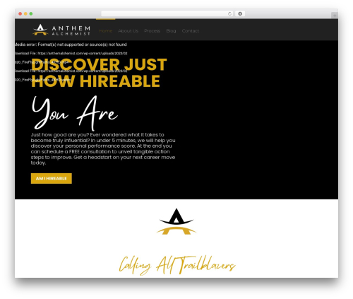Elegantchart WordPress plugin - anthemalchemist.com