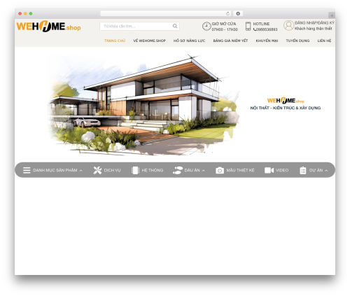 Keyweb WordPress theme - wehome.shop