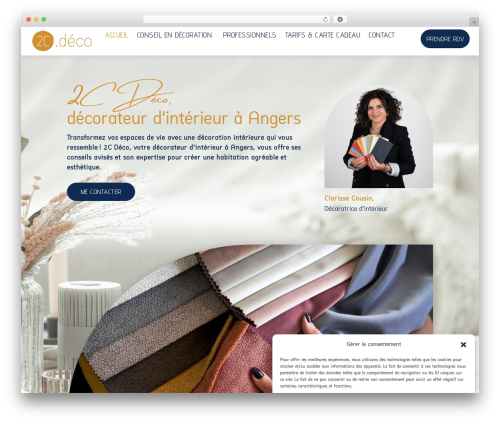 WordPress theme Divi - 2cdeco.fr